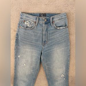 Abercrombie and Fitch high rise mom jeans